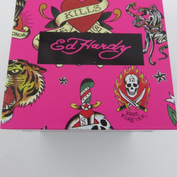 (#W) Ed Hardy Women’s Gold n Pink Watch